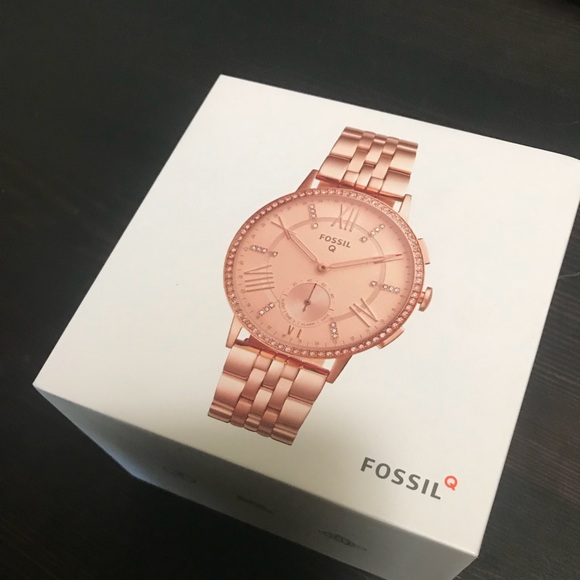 fossil gazer rose gold